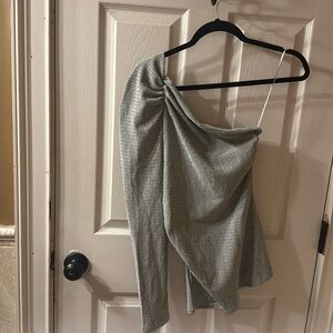 Zara NWT one shoulder top